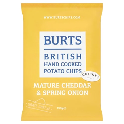 Picture of *150G* BURTS CHEDDAR & SPRING ONION x10