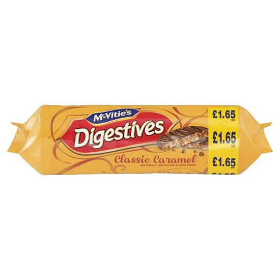 Picture of PM £2.25 MCVITIES DIGESTIVES CARAMEL 250G X 15