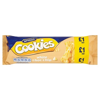 Picture of PM £1.35 MCVITIES  WHITE CHOC COOKIES 150G x12