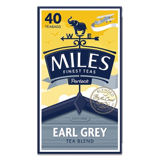 Picture of MILES EARL GREY TEABAGS 40s x6