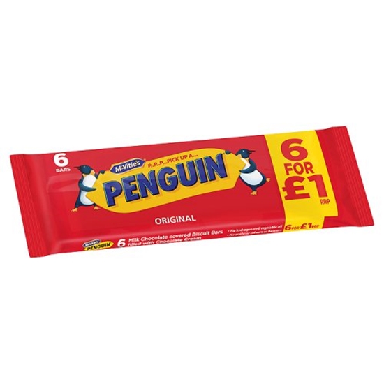 Picture of PM £1.49 MCVITIES PENGUIN 6 PK X 12