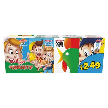 Picture of PM £3.29 KELLOGGS VARIETY PACK 196G x 6