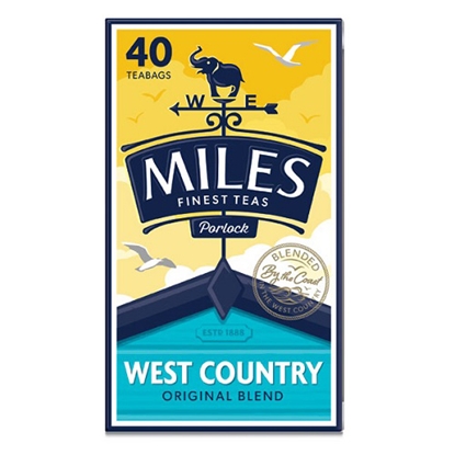 Picture of MILES TEA BAGS 40s X 6