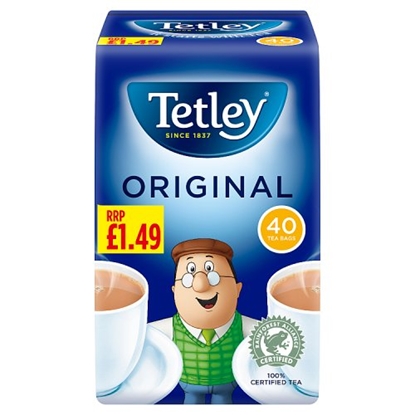 Picture of PM £1.75 TETLEY TEA BAGS 40s X 12 