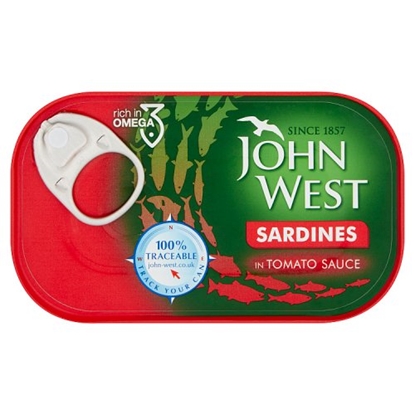 Picture of JOHN WEST SARDINES IN TOMATO SAUCE 120G x12