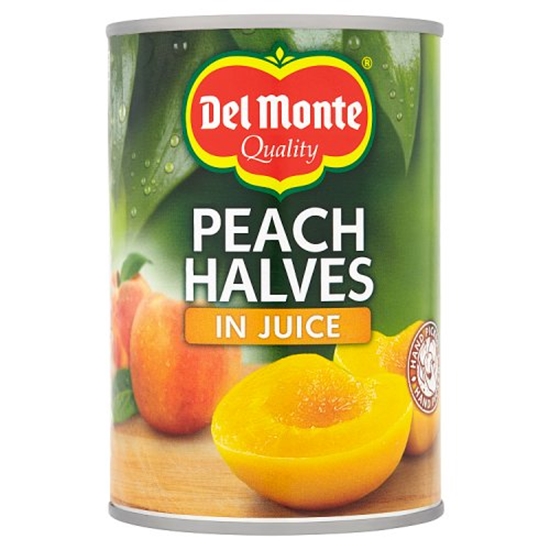 Picture of DEL MONTE PEACH HALVES IN JUICE 415G X 12