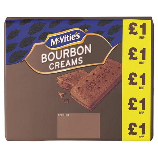 Picture of PM £1.35 MCVITIES BOURBON CREAMS 300G X 12