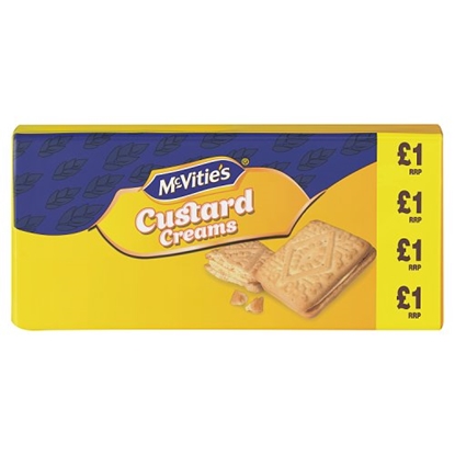 Picture of PM £1.35 MCVITIES  CUSTARD CREAMS 300G X 12