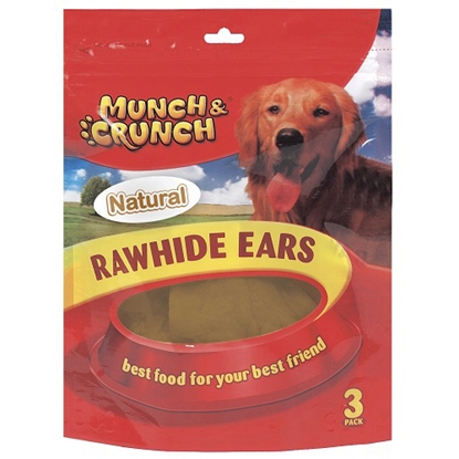 Picture of RAWHIDE EARS NATURAL 2PACK x24