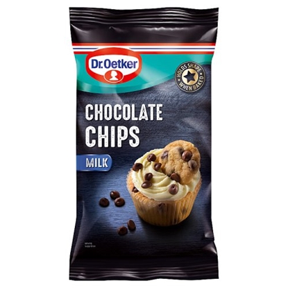 Picture of DR OETKER CHOC CHIPS MILK 100G X 9