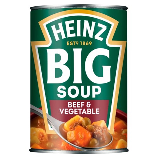 Picture of *NON PM * HEINZ BIG SOUP BEEF & VEGETABLE  X 12