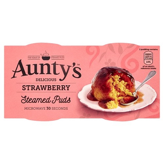 Picture of AUNTYS STRAWB PUD 2x100G x 6