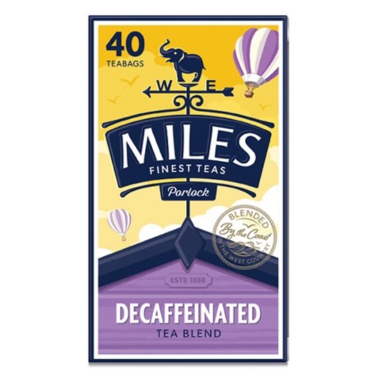 Picture of MILES**DECAFF**TEABAGS 40s x6