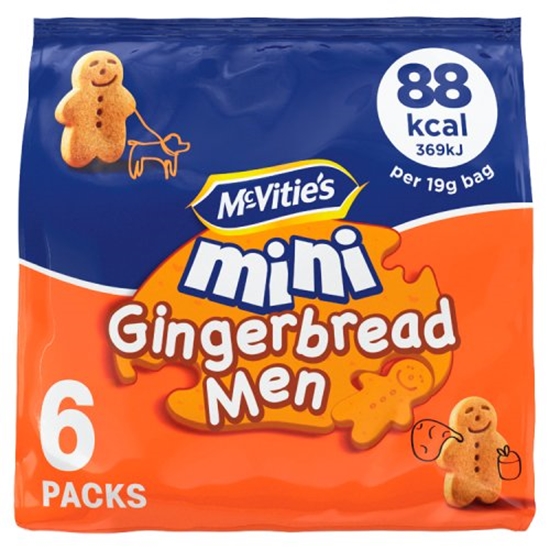 Picture of MCVITIES  MINI GINGERBREAD 6PK X 8