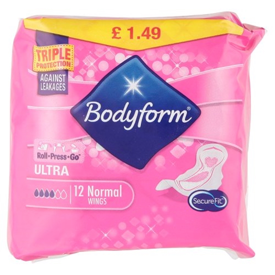 Picture of PM £1.49 BODYFORM ULTRA WITH WINGS 10PK X 12