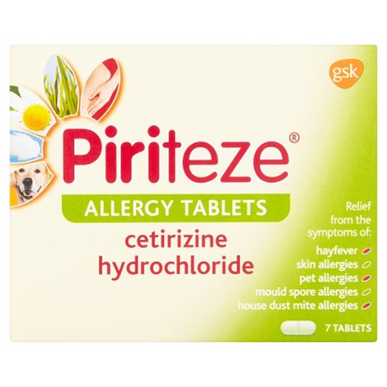 Picture of PIRITEZE ANTI HESTAMINE 7S X 6