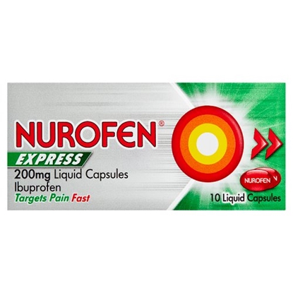 Picture of NUROFEN EXPRESS LIQ.CAPS 10sX6