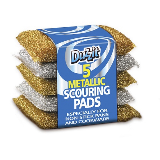 Picture of METALLIC SCOURING PADS 5S x12