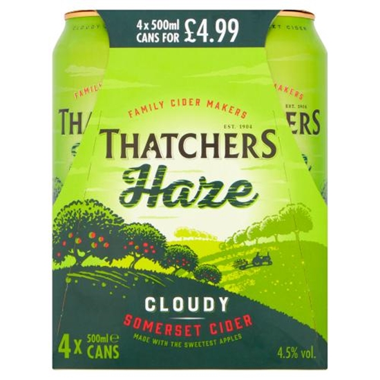 Picture of PM £5.99 THATCHERS HAZE 4PK X 440ML X 6 