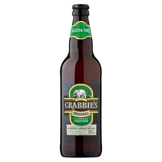 Picture of CRABBIE ALCOHOLIC GINGER BEER 500ML  x 12