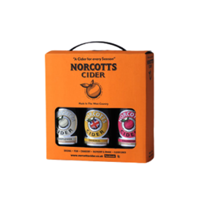Picture of NORCOTTS CIDER 3 BOTTLE GIFT X 6