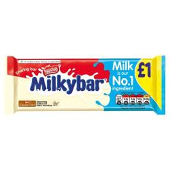 Picture of PM £1.50 MILKYBAR BLOCK 90G X 20 