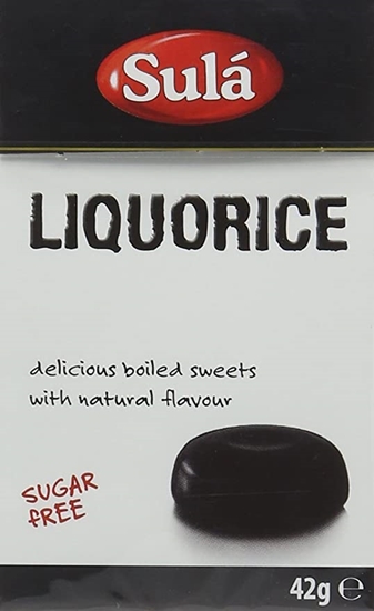 Picture of SULA LIQUORICE CARTONS SUGAR FREE X 14