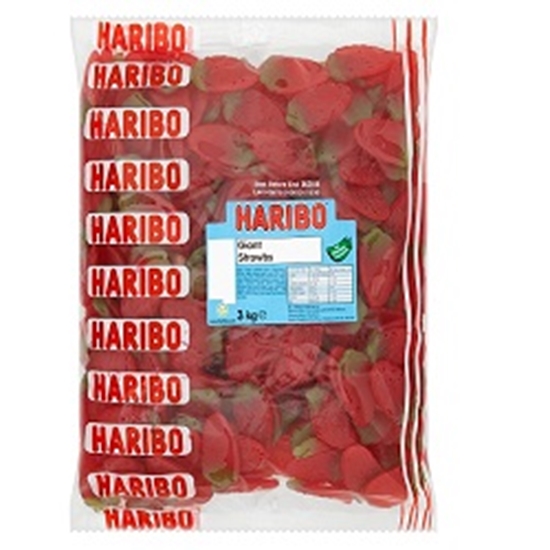 Picture of HARIBO W/O GIANT STRAWBS 1 X 3KG BAG