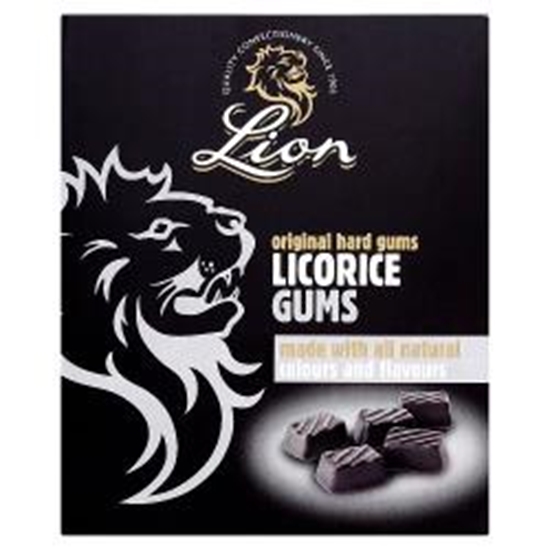 Picture of LION LIQUORICE GUMS X 2KG BOX