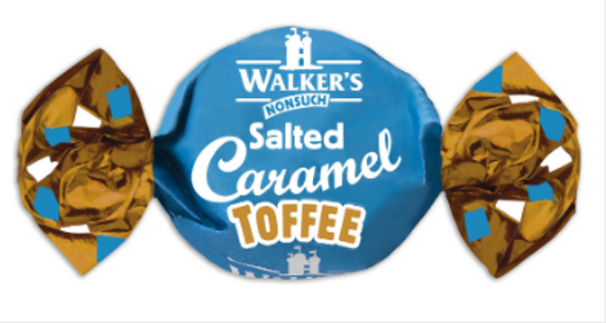 Picture of WALKERS W/O SALTED CARAMEL TOFFEE 2.5KG  BAG