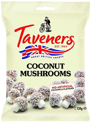 Picture of TAVENERS COCONUT MUSHROOMS BAG 120G x 12