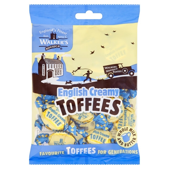 Picture of WALKERS ENGLISH CREAMY TOFFEE BAG 150G X 12