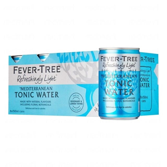 Picture of FEVER TREE MEDITERRANEAN LIGHT 8PK X 150ML X 3 