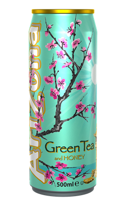 Picture of ARIZONA *CANS* GREEN TEA + HONEY 500ML X 12