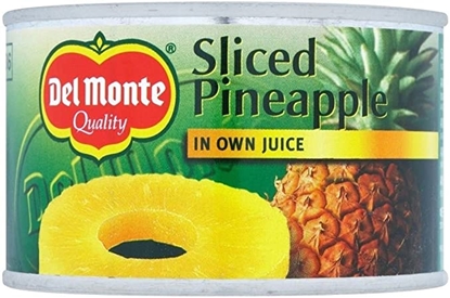 Picture of DEL MONTE PINEAPPLE SLICES IN JUICE 220G  x 12