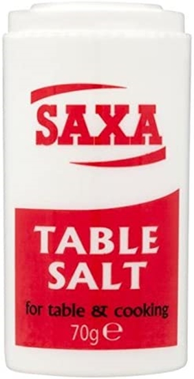 Picture of SAXA TABLE SALT 70G POTx12