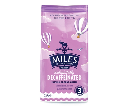 Picture of MILES GROUND DECAFF COFFEE 227G X 12