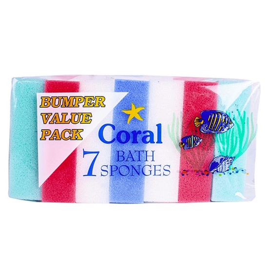 Picture of CORAL BATH SPONGES X 10