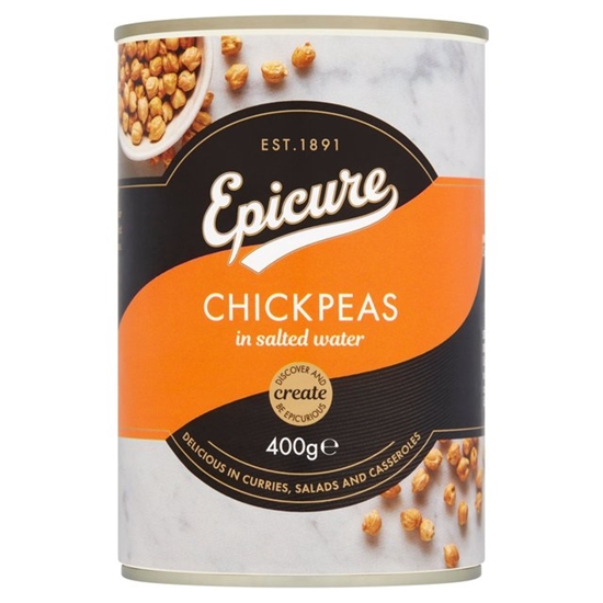 Picture of EPICURE CHICK PEAS IN SALT WATER 400G X 6