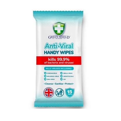 Picture of GREENSHIELDS ANTIBAC. HANDY WIPES 15'S X 12