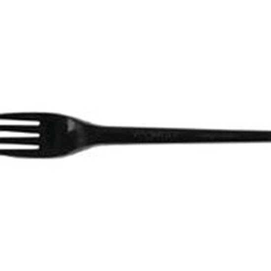 Picture of VEGWARE 6.5in COMPOSTABLE black FORK X 1000