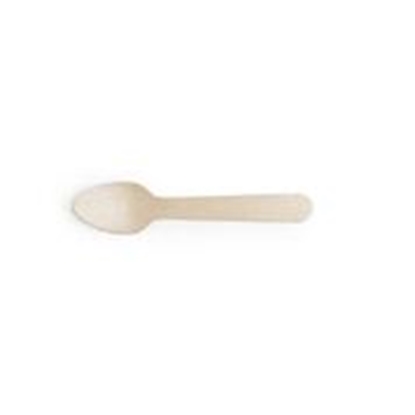 Picture of VEGWARE WOODEN TEA SPOONS  4.25IN X 2000