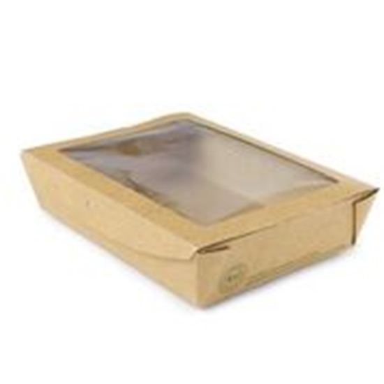 Picture of VEGWARE LARGE WINDOW SALAD BOX 1100ML X 300