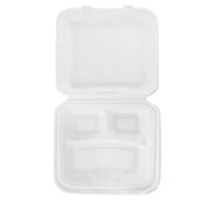 Picture of VEGWARE 9" 3 COMP BAGASSE LUNCH BOX X 200