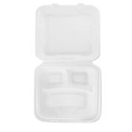 Picture of VEGWARE 9" 3 COMP BAGASSE LUNCH BOX X 200