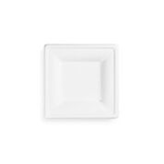 Picture of VEGWARE 6" SQUARE BAGASSE PLATES X 500