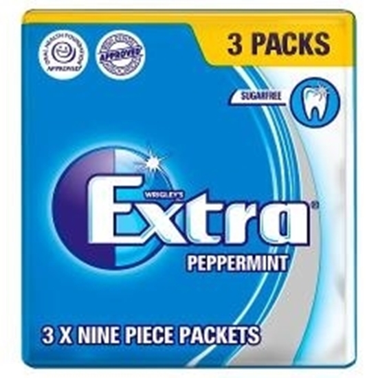 Picture of WRIGLEYS EXTRA PEPPERMINT BLUE *3 PK* X 20