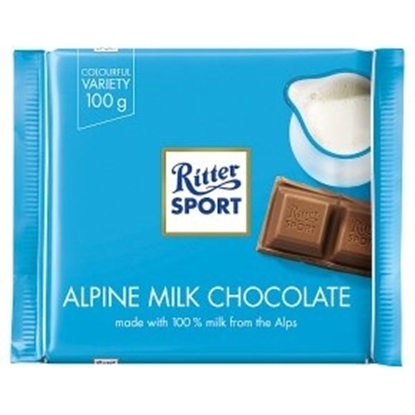 Picture of RITTER  ALPINE MILK 100G X 12