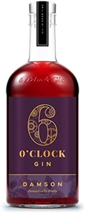 Picture of *SINGLE* 6 O CLOCK DAMSON GIN 40% 70CL