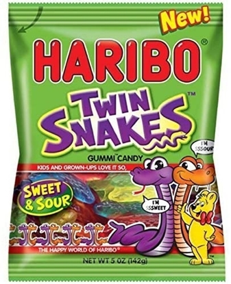 Picture of HARIBO TWIN SNAKES 160G x 12 